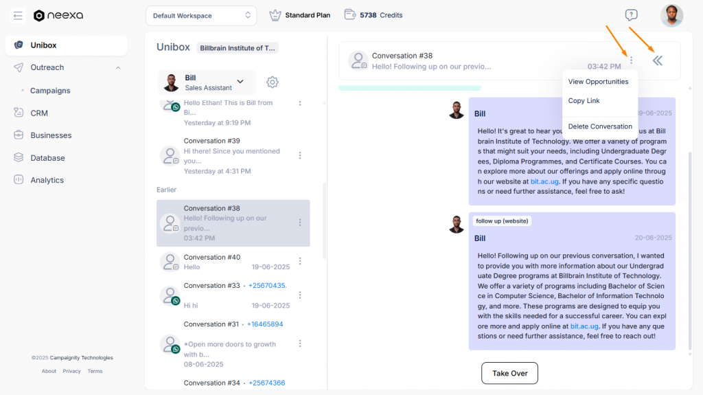 How to view opportunities in Neexa